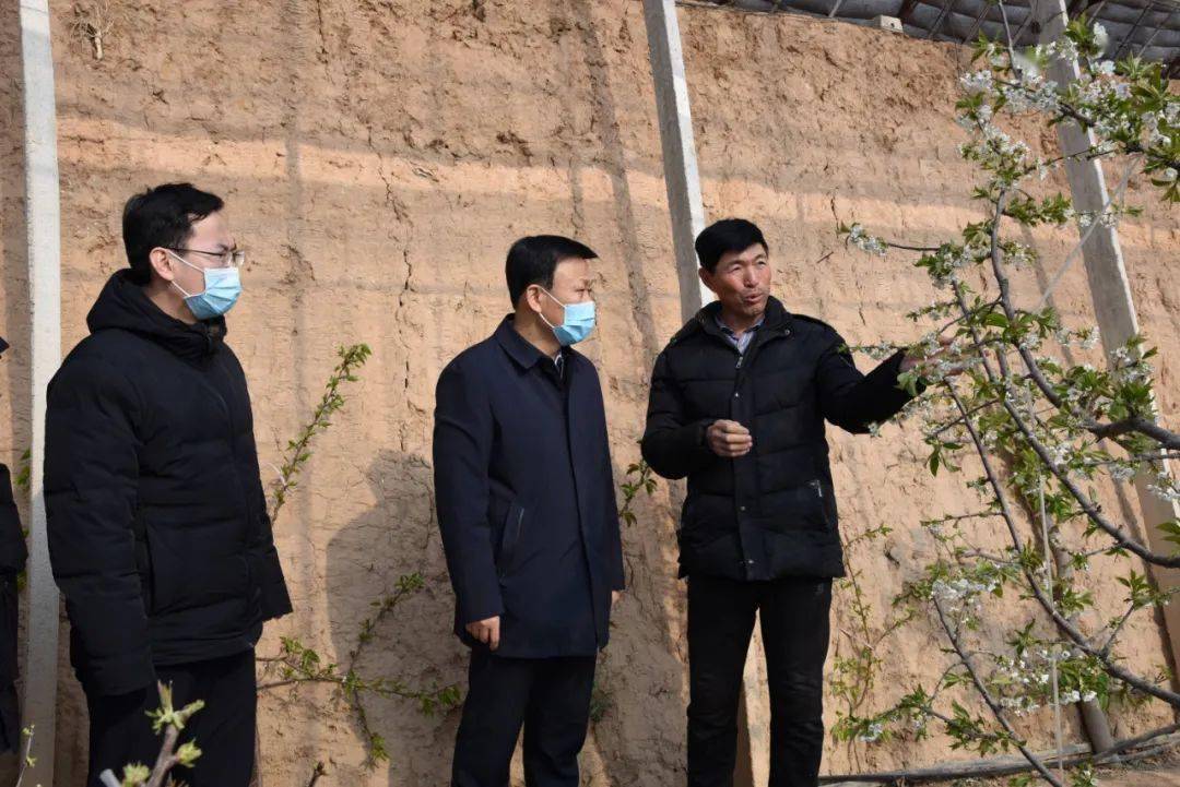 2月9日,县委书记丁国华,县委副书记,县长谢云深入古城镇,狮子屯乡