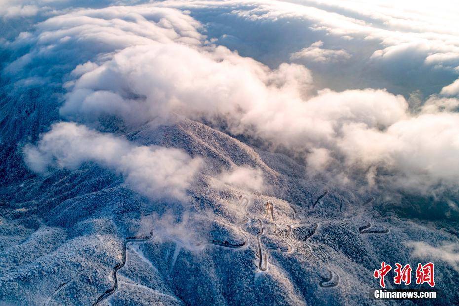 云海|江西武宁太平山现壮丽云海雾凇景观