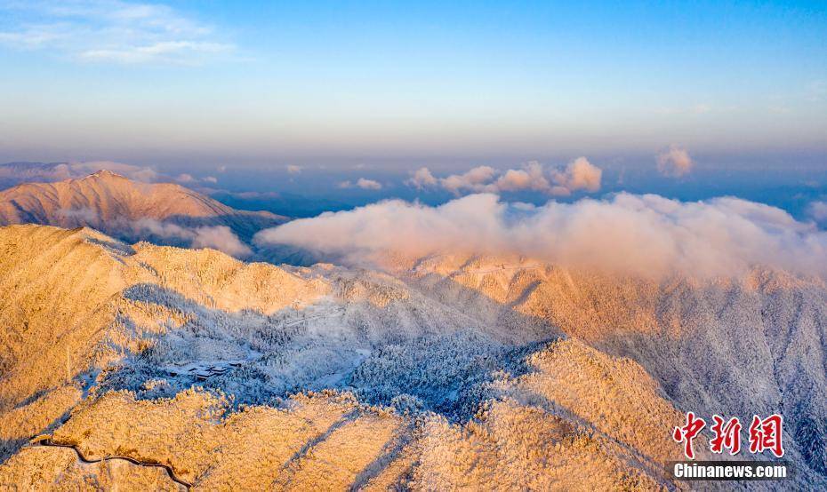 云海|江西武宁太平山现壮丽云海雾凇景观