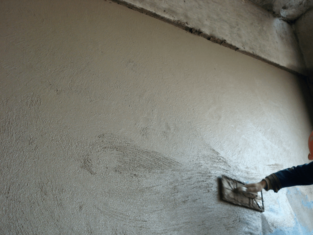 石灰粗砂粉刷墙面图片