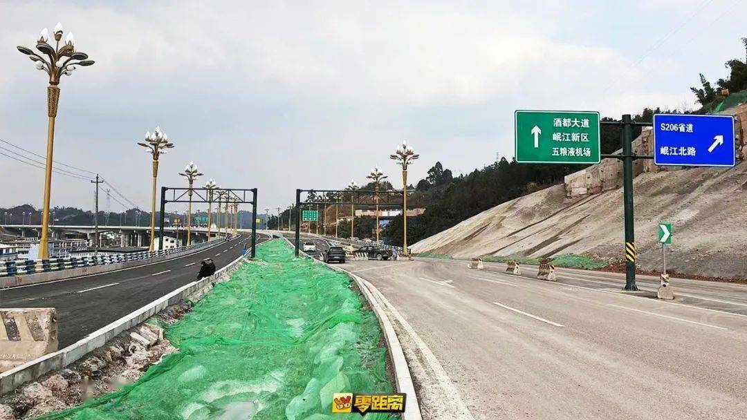 宜宾机场快速通道最后一公里贯通月底通车连接两个新区