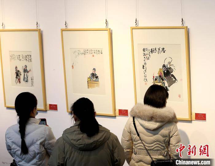 孔明图|刘冰戏曲人物画展湖北襄阳开展