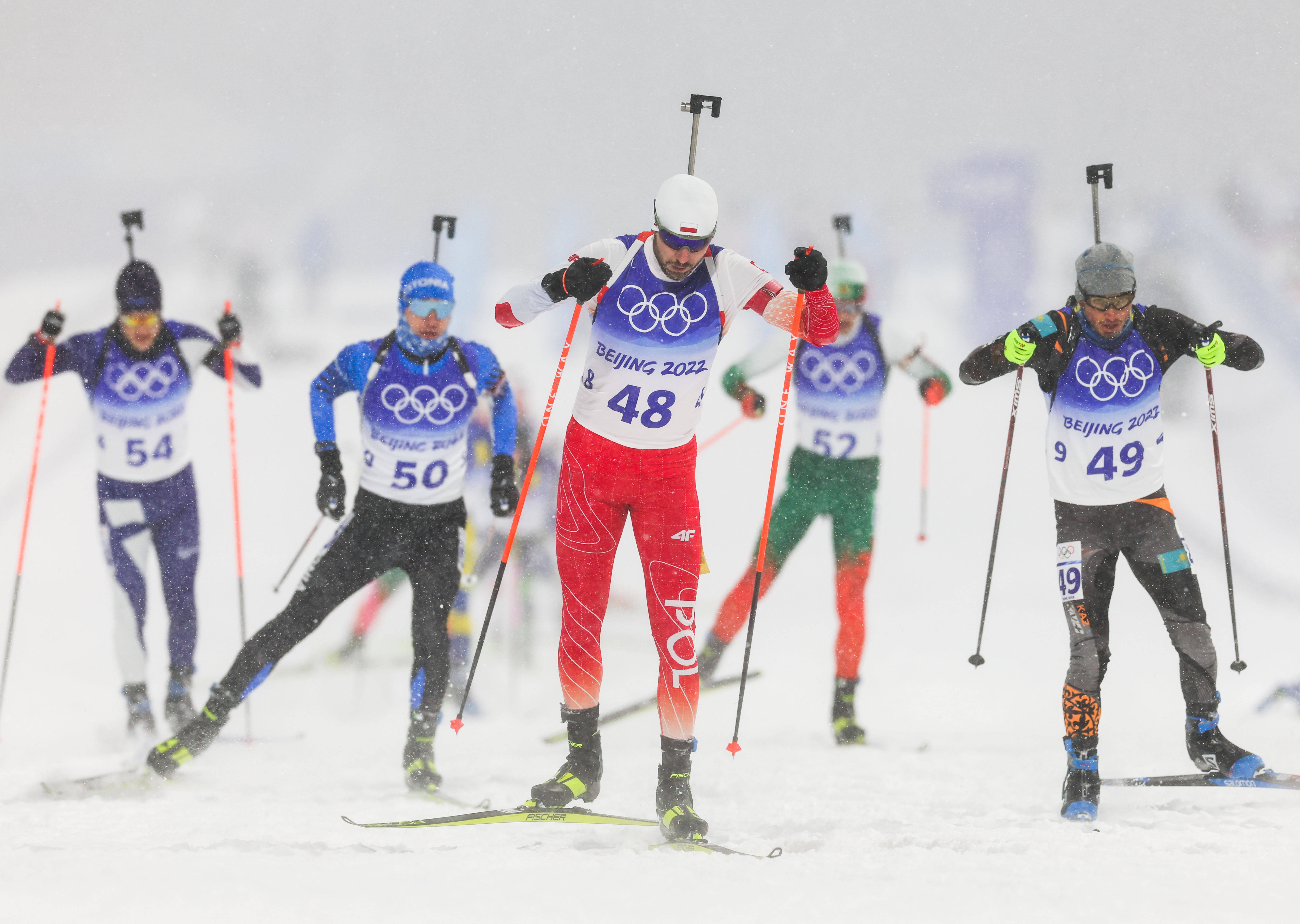 冬季两项——男子125公里追逐比赛赛况
