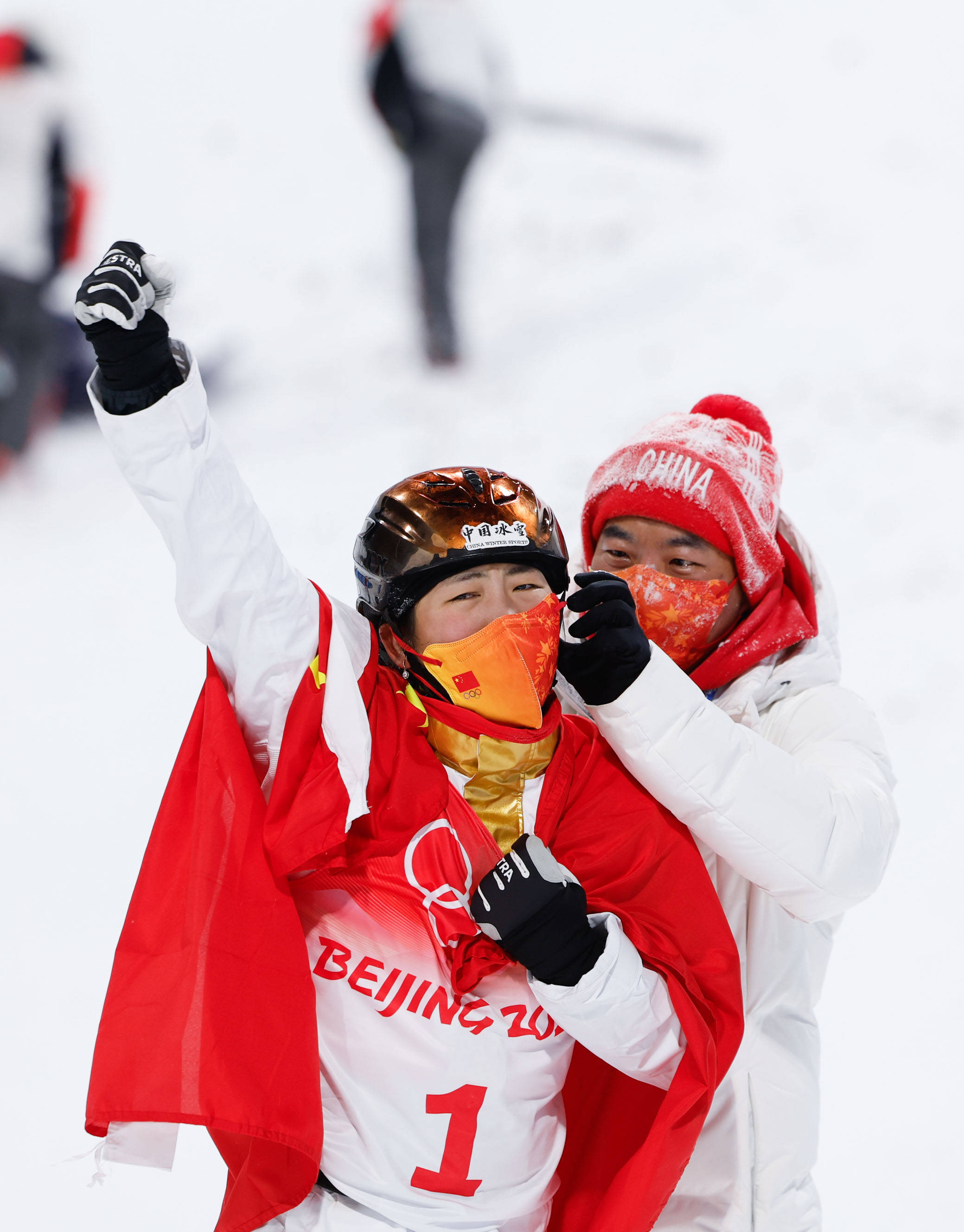 自由式滑雪女子空中技巧決賽中國選手徐夢桃奪冠