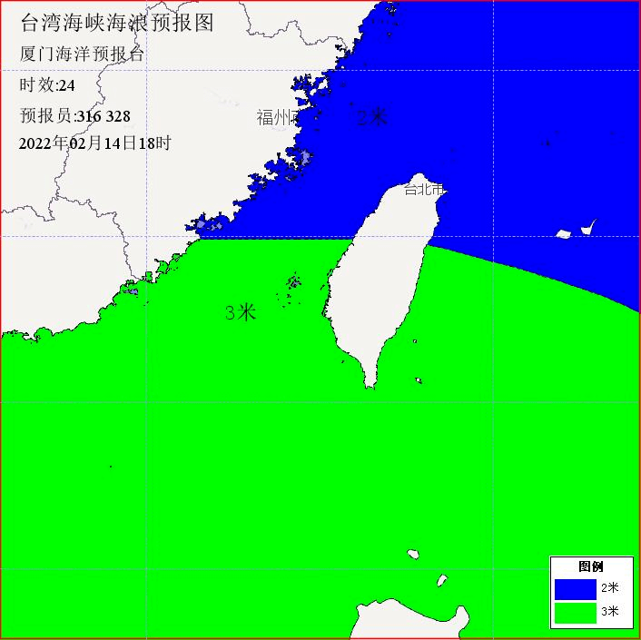 【明日海洋环境预报】2月15日_海有_台湾海峡_厦门