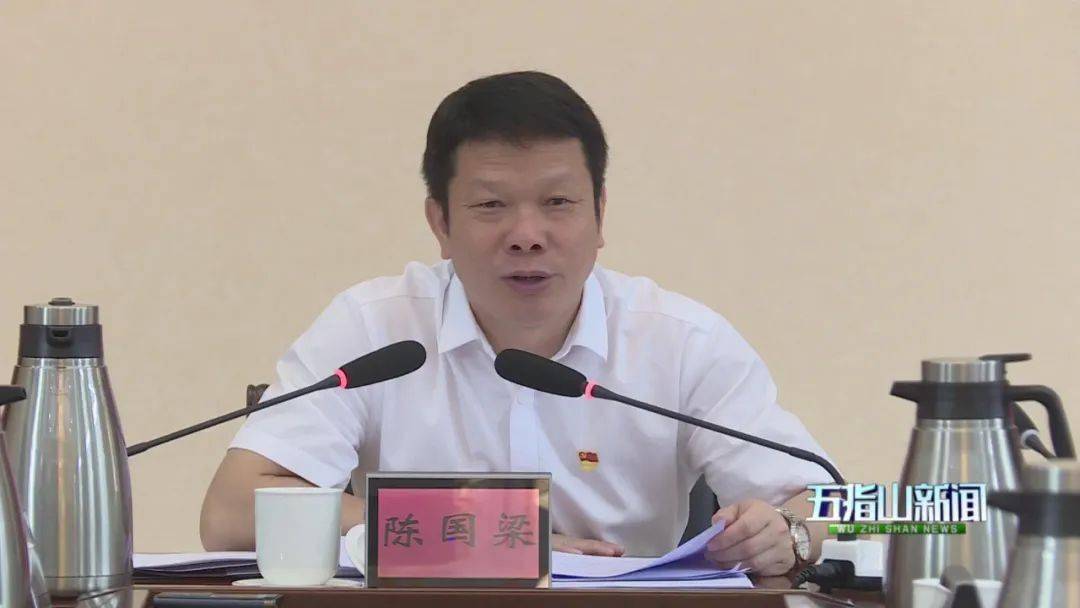 陈国梁主持召开2022年度五指山市固定投资项目推进会议_建设_企业
