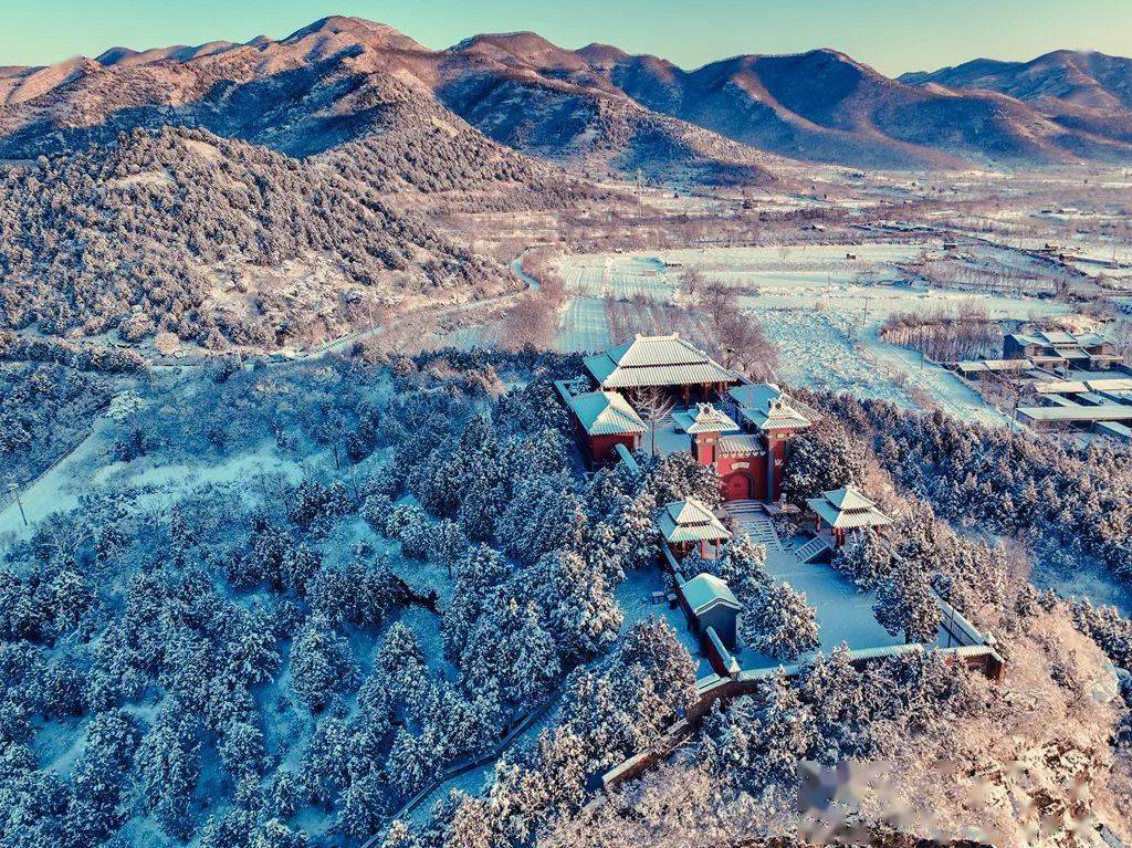 青爱的平谷 | 轩辕庙绝美雪景大片,邀君共赏!_雪花_南极考察站_白雪