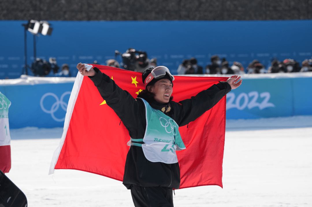 冬奥会中国夺金图片
