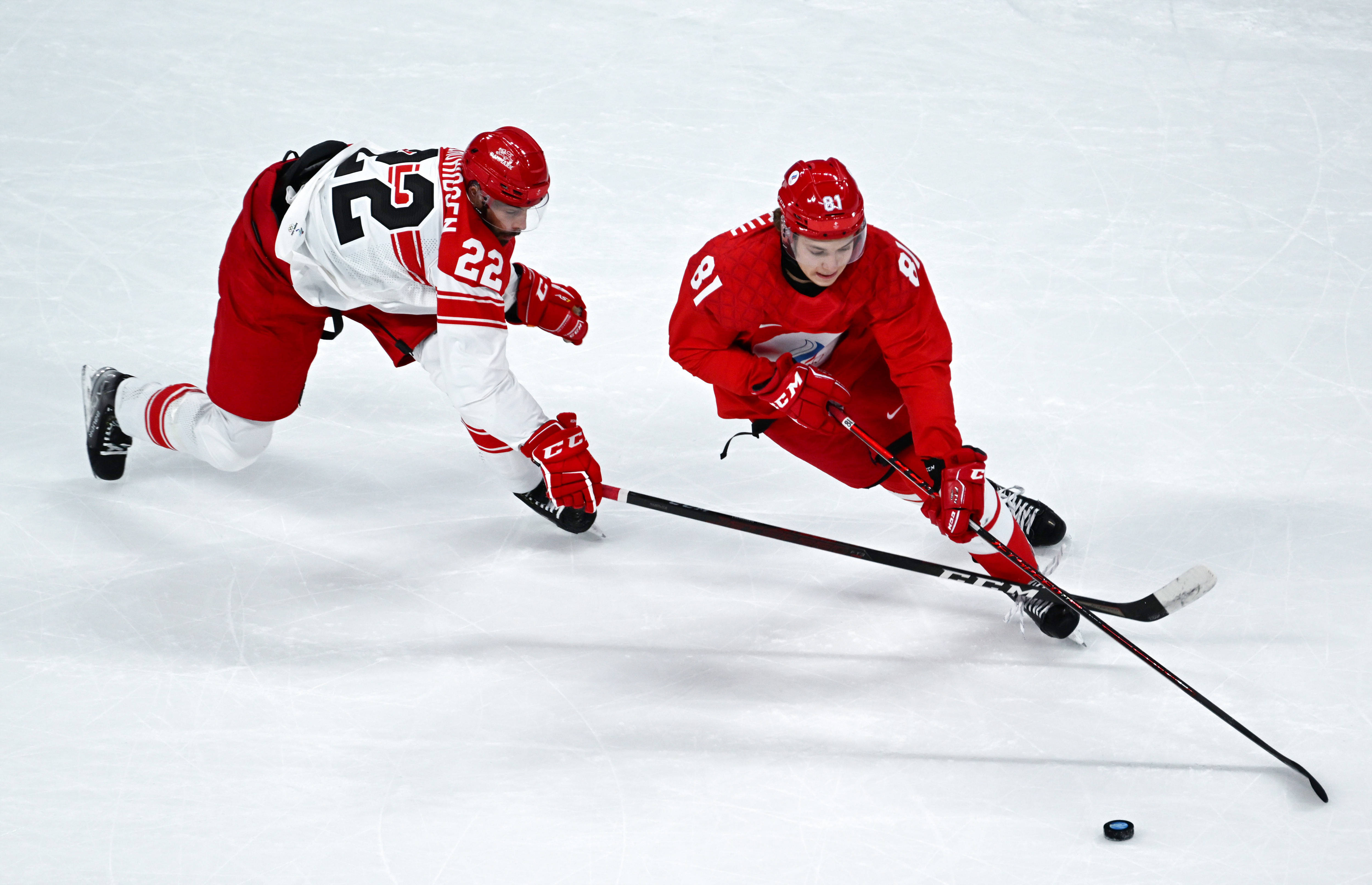 俄罗斯奥委会|冰球——男子四分之一决赛：俄罗斯奥委会队胜丹麦队