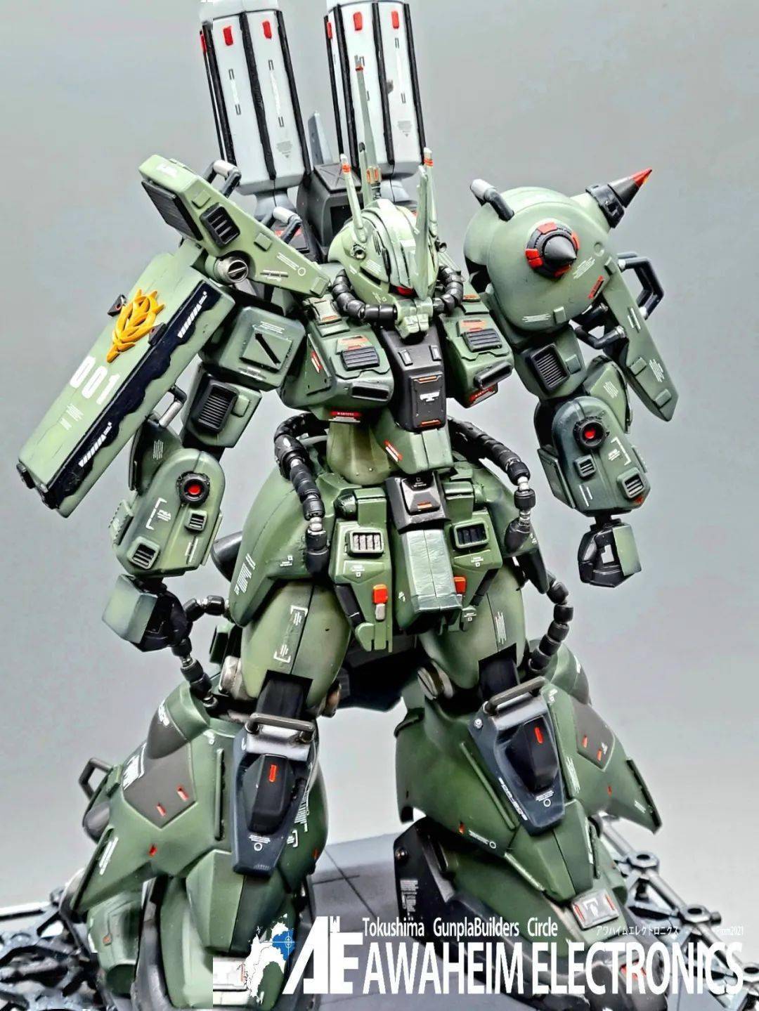 让它更重装hg扎古3改造涂装