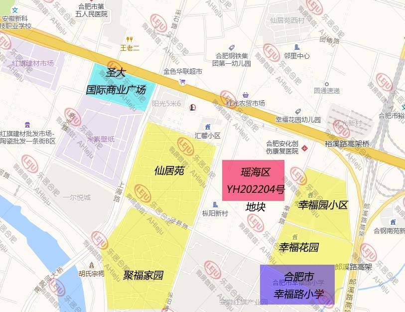 小区|乐居追地|瑶海区4宗326亩地将出让，最高毛坯限价1.57万/平