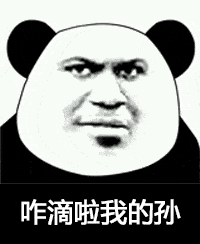人脸熊猫动态图片