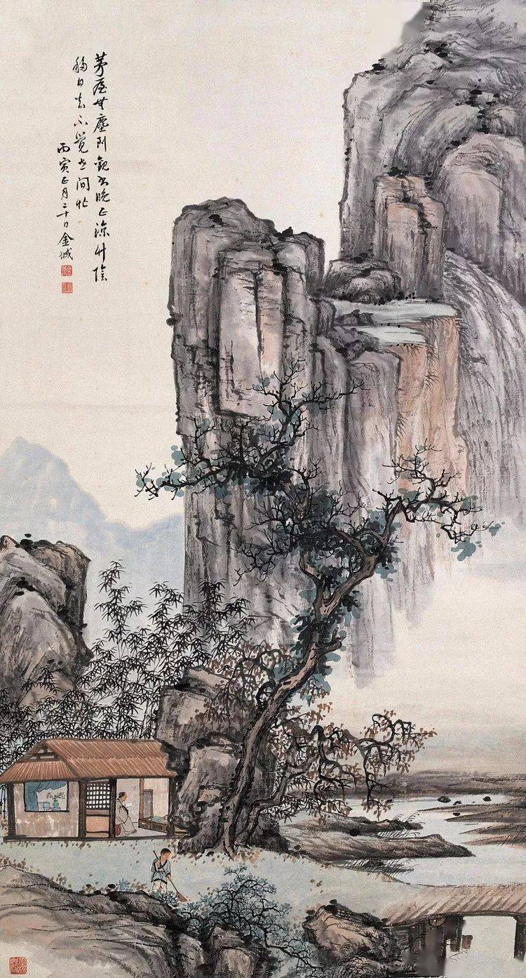 金城,"英年早逝的大师"之山水篇_绘画_作品_古代