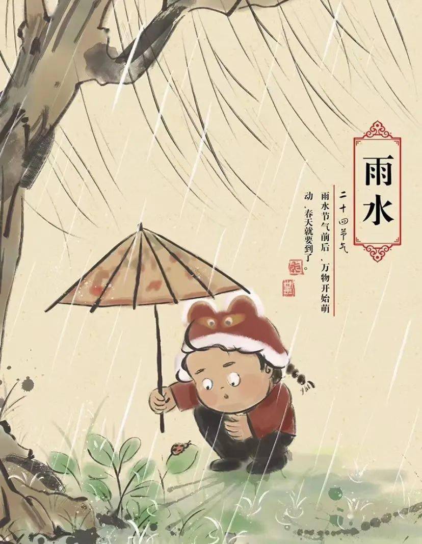 東風解凍,散而為雨|團團節氣小課堂開課啦~_雨水_時節_菜花