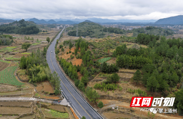 湖南道县:四好公路 助力乡村振兴(组图)_蒋克_仙子脚镇_邓好珠