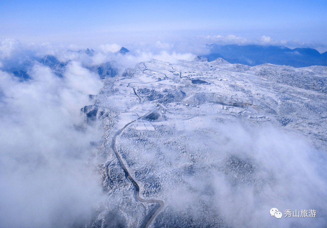 秀山川河盖雪景图片图片