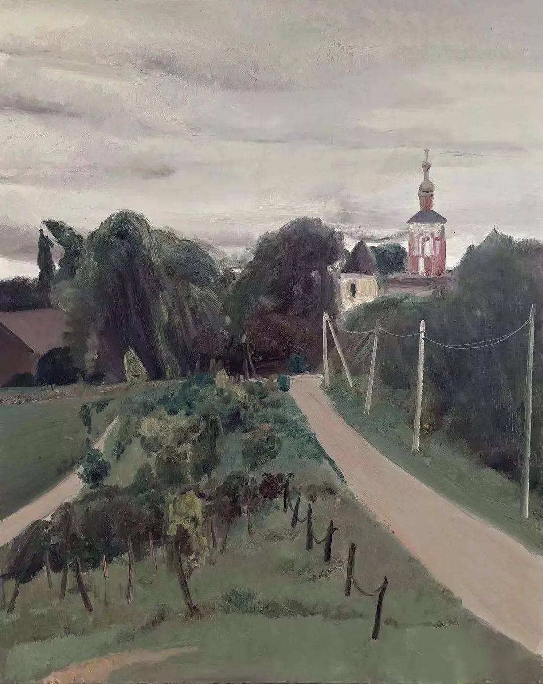 赵培智作品王辉 春田之一70x60 2020年王辉 暖阳80x60 2020年李江峰