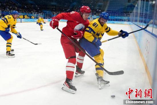男子|男子冰球半决赛：俄罗斯奥委会队对战瑞典队
