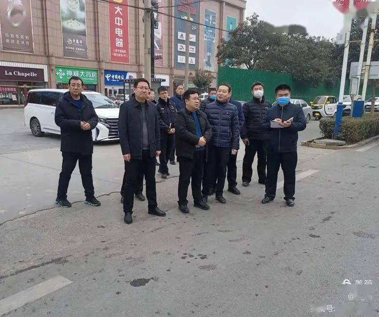 磁县政府副县长温俊华,王川就城市精细化管理工作进行现场办公_磁州镇