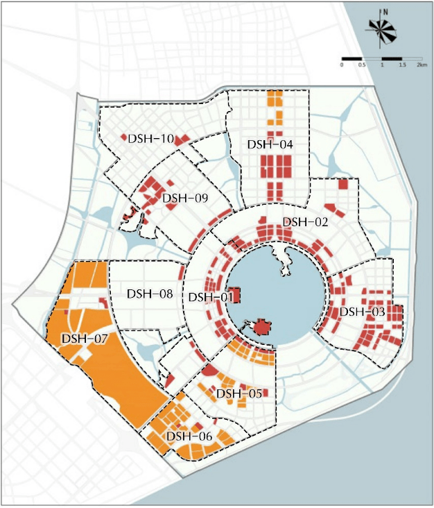 从城市规划看临港滴水湖核心区哪个板块更值得买?_单元_片区_住宅布局