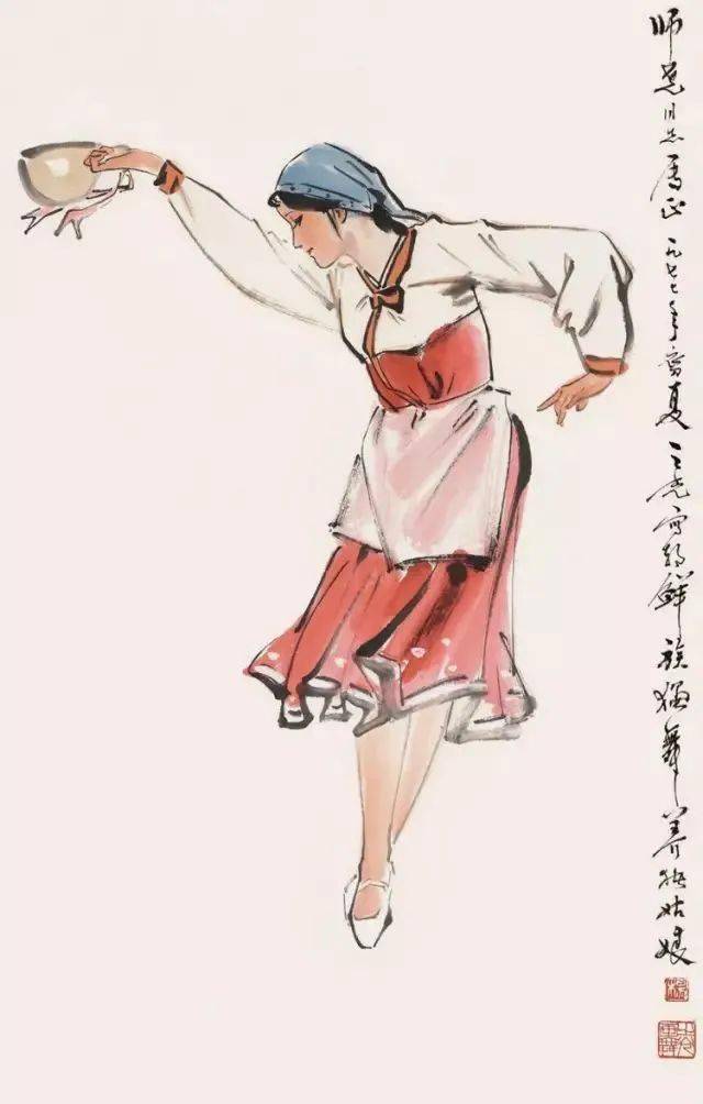 这三大名家画的舞蹈人物优美传神婀娜多姿