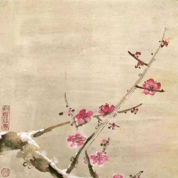 关山月《画梅十例》_着色_白梅_要求