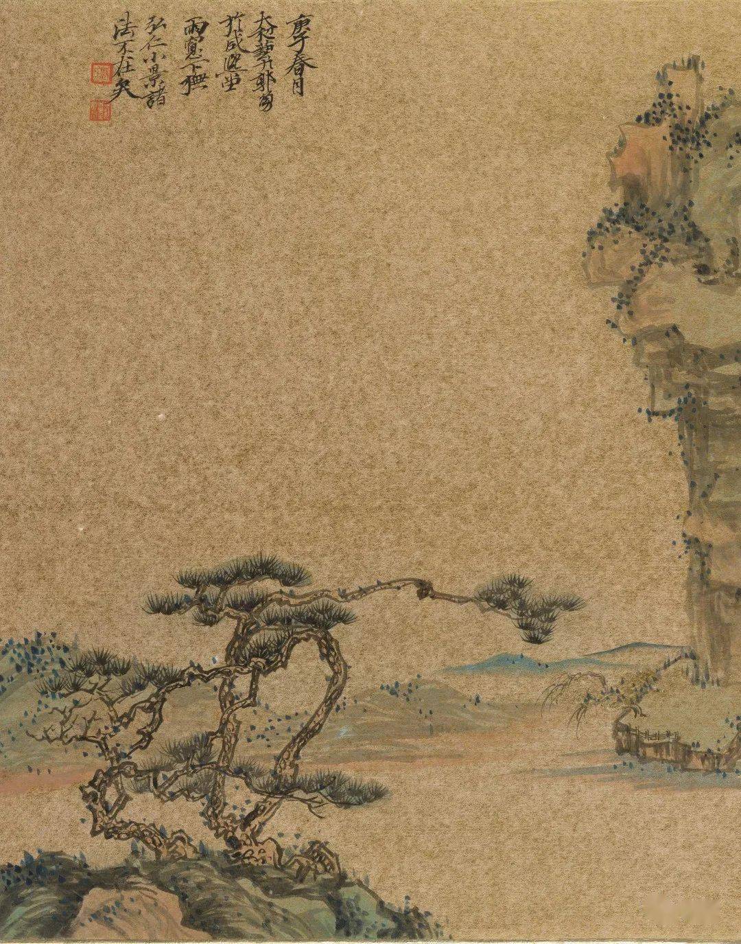 《弘仁小景》 39x30cm 2020年韩瑜,生于辽宁,获中国美术学院艺术硕士.