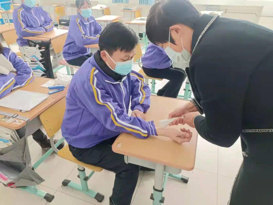 大毕庄中学扎实疫情演练守护平安校园