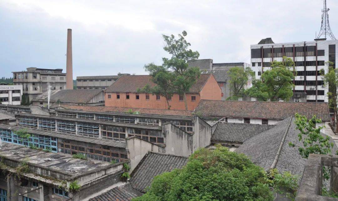 一座占地200余亩的厂区静静矗立着在距离河畔不远的乐至县中天镇井市