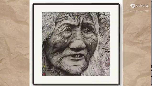 艺术鉴赏网手指画非遗传人王和平母亲作品系列