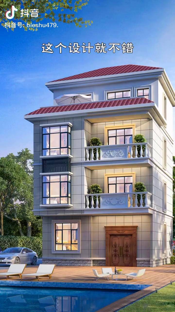 两开间小别墅实用接地气农村自建房家