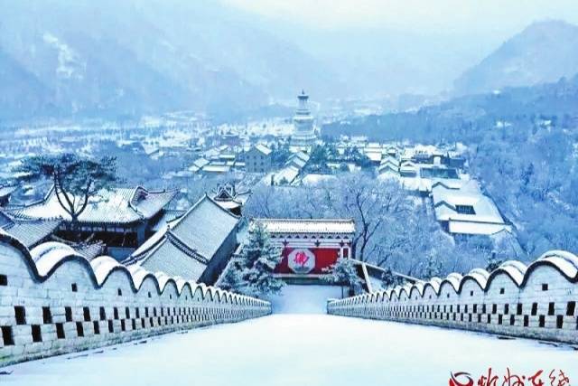 雪景|山西忻州：台山雪景入画来