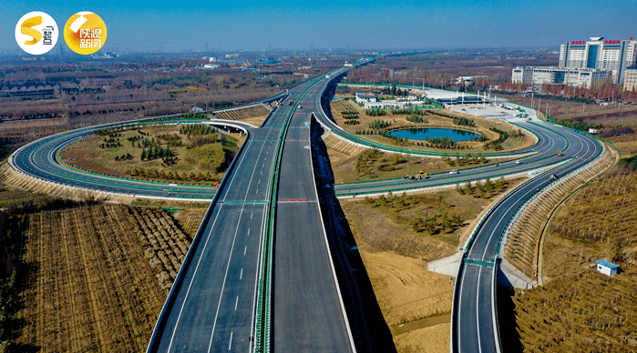 西安外环高速公路南段(高新段)建成通车