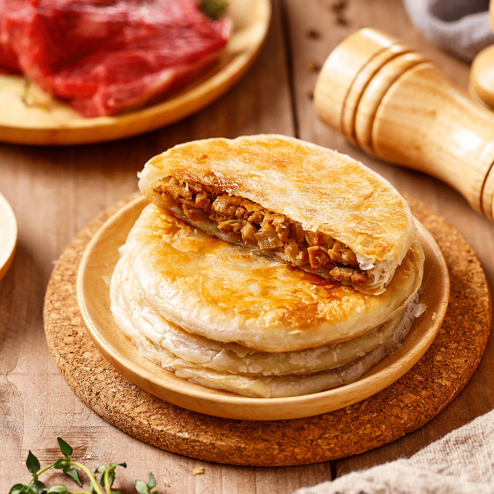珍味小梅园香酥牛肉饼49元3包!酥皮肉感,一口飙汁!_特惠价_市场价_图