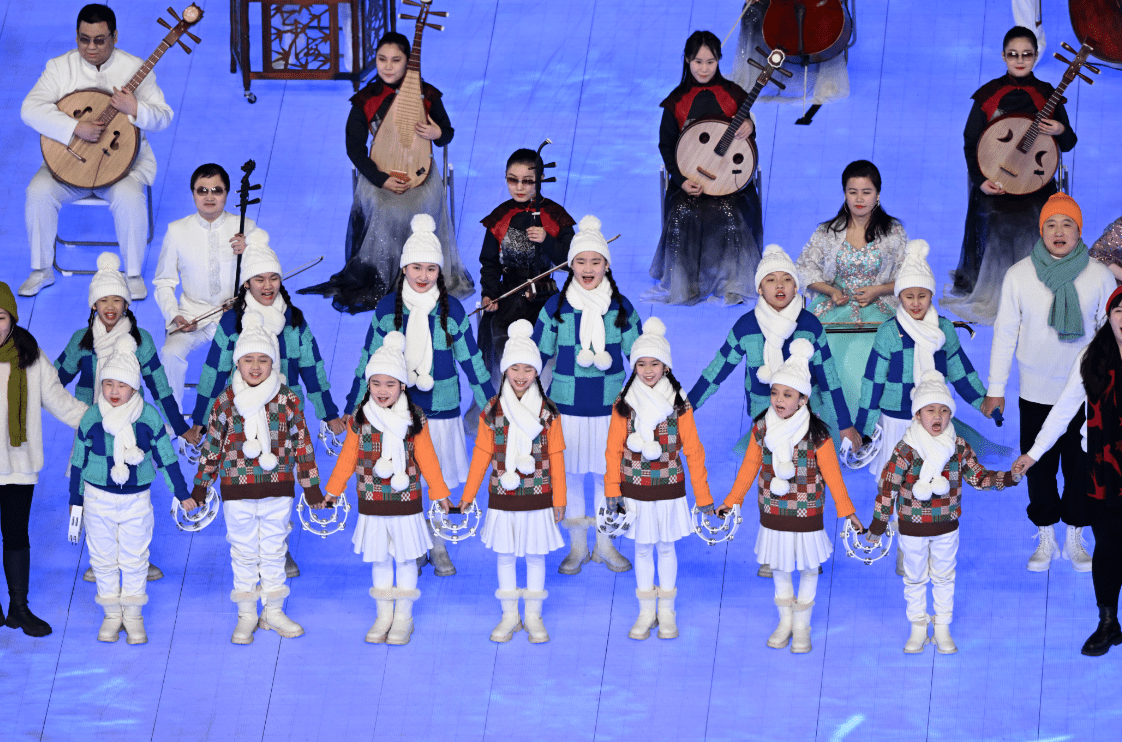 中德|北京市盲校13名学生中德双语演唱，为冬残奥会开幕式热场