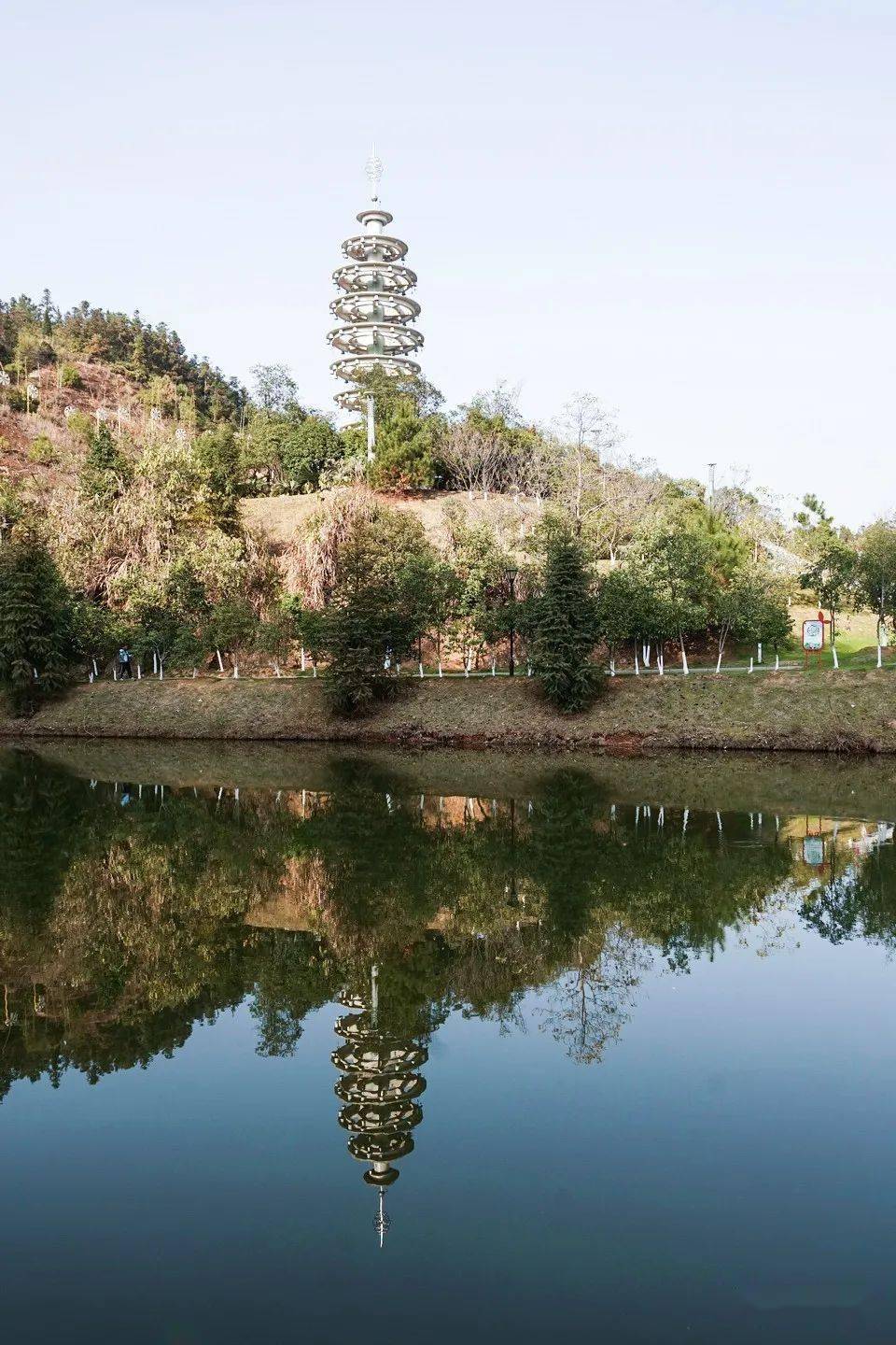 瓷都景德镇风景宜人昌南湖