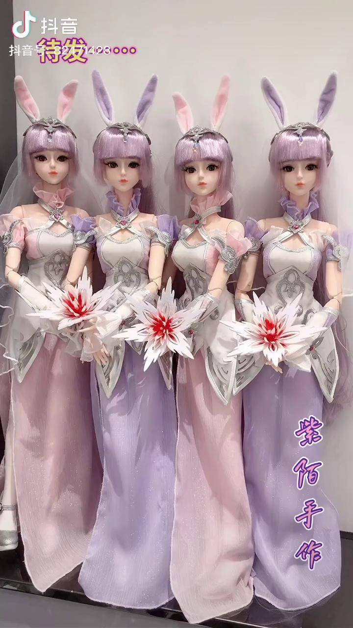 紫陌手工娃娃 纯手工芭比娃娃制作 斗罗大陆唐三小舞_手工_娃娃_大陆