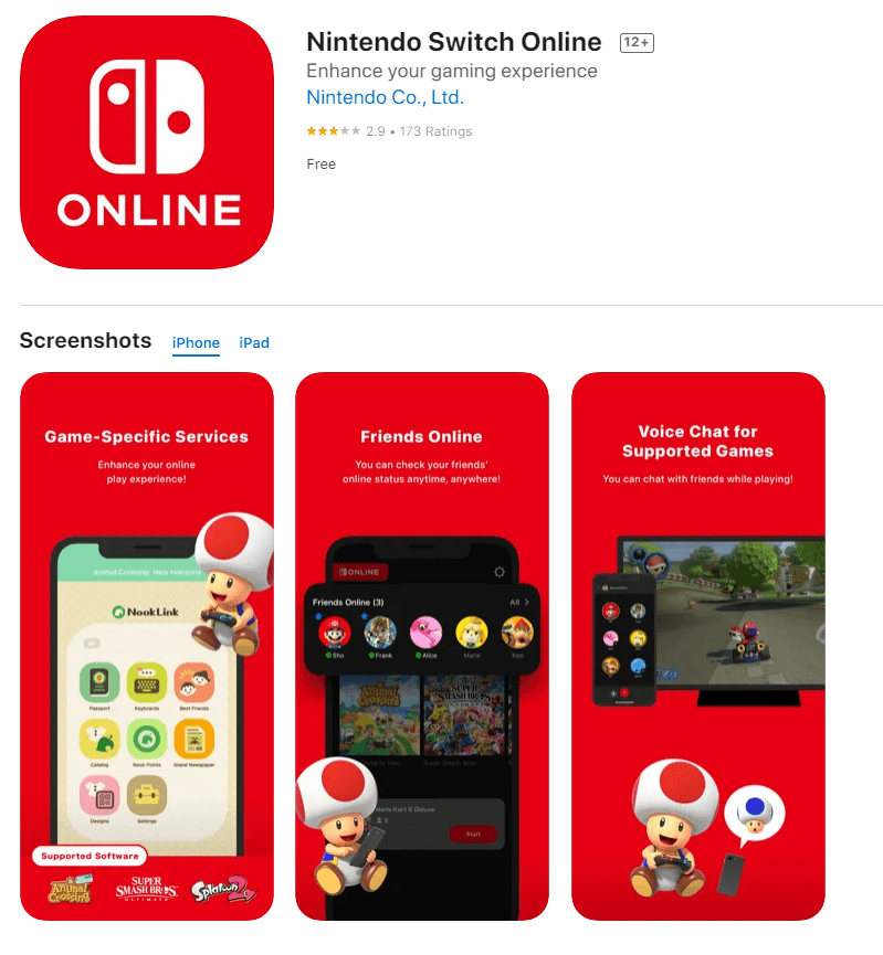 索尼|任天堂 Switch Online iOS 版 2.0 更新
