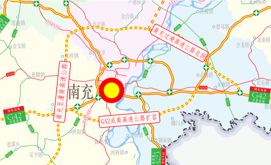 阆中212国道改道规划图图片