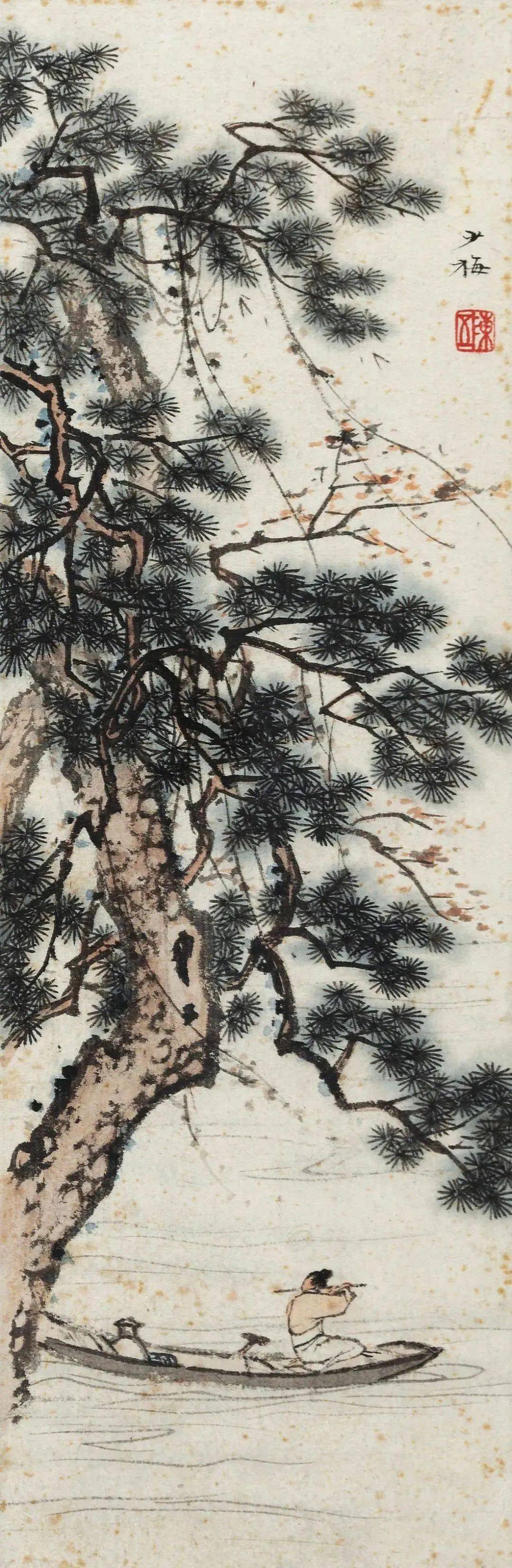 陈少梅:泉石怡情册