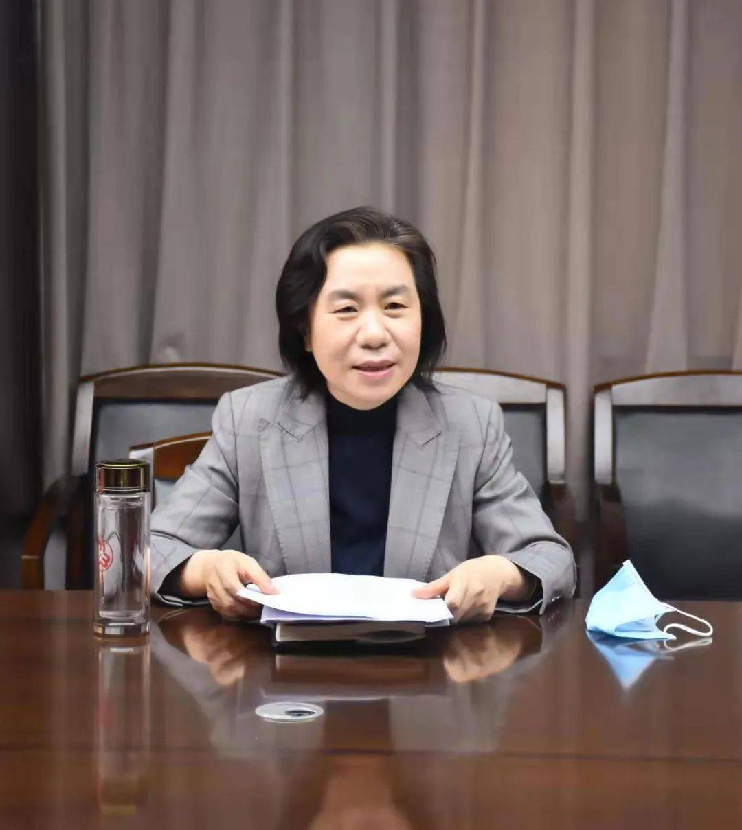 宁淑敏领学并深入解读了市委书记张超超的讲话精神,与会人员进行了