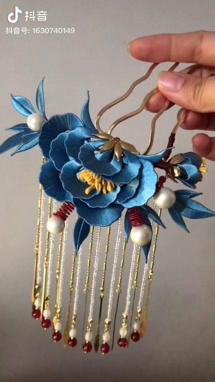 仿点翠缠花缠花 非遗缠花_非遗