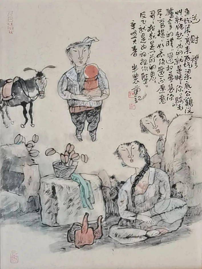 周鼎先生是一位以山水画闻名的当代画家,其画呈现出雄健,苍劲,浑朴,沉