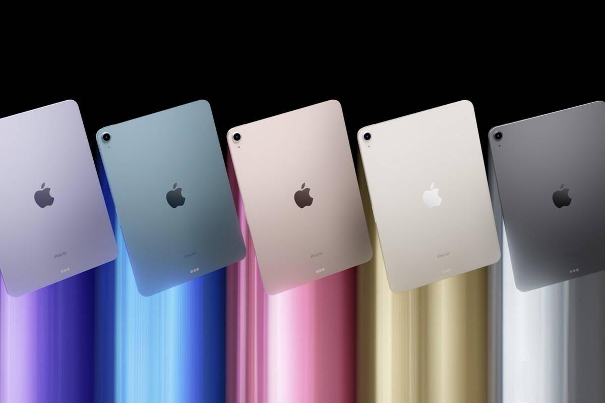 芯片|苹果 iPad Air 5 发布：外观不变，搭载 M1 处理器