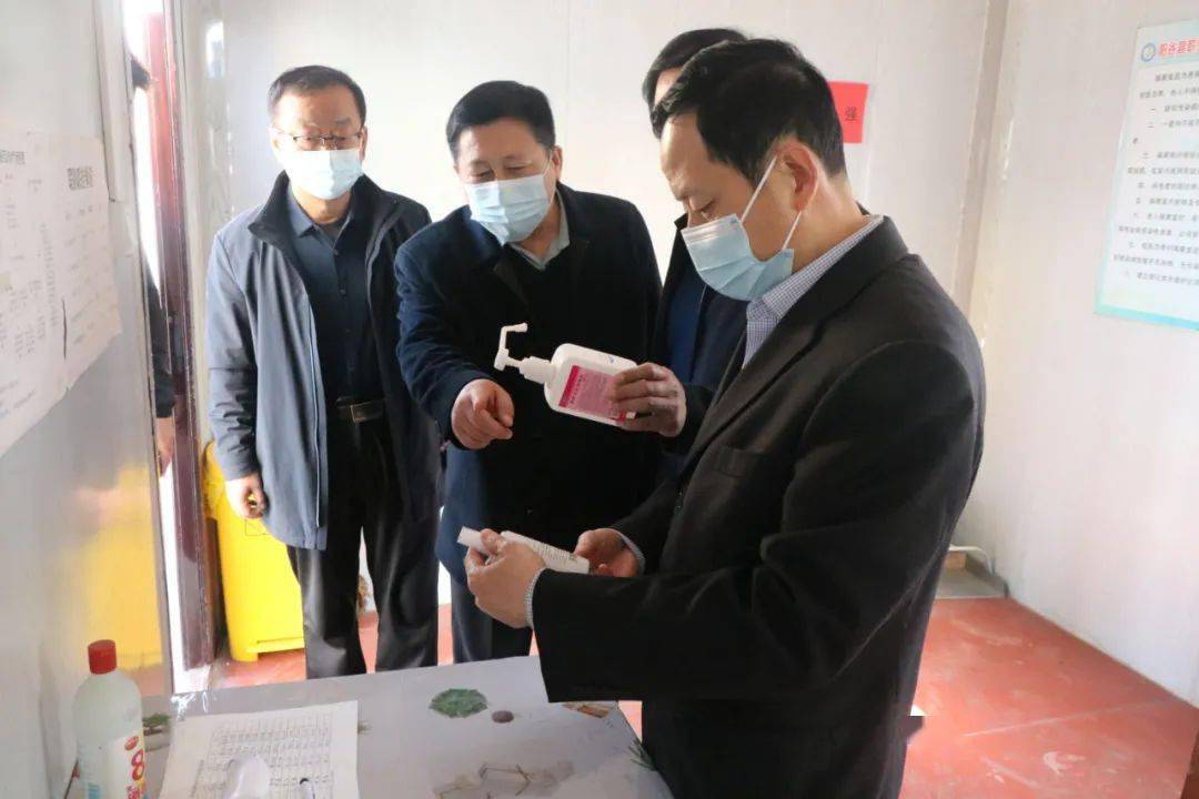 岳彩祥到学校督导检查疫情防控工作_阳谷_教育工委_侨润街道