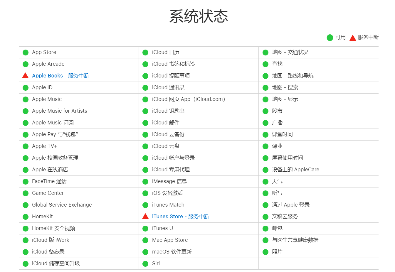 状态|苹果商店崩了？官方客服回应：系统维护原因，正在加急处理