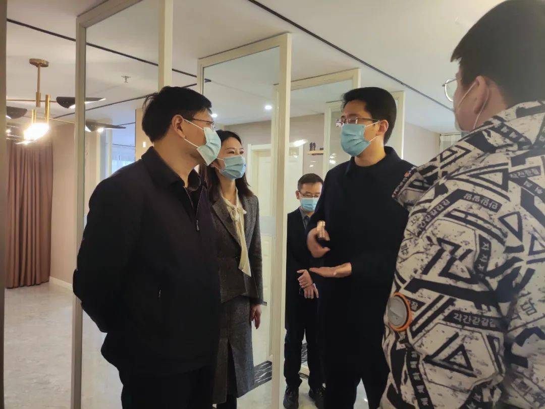 团市委副书记张阳光一行来亭调研亭湖区青年人才驿站工作