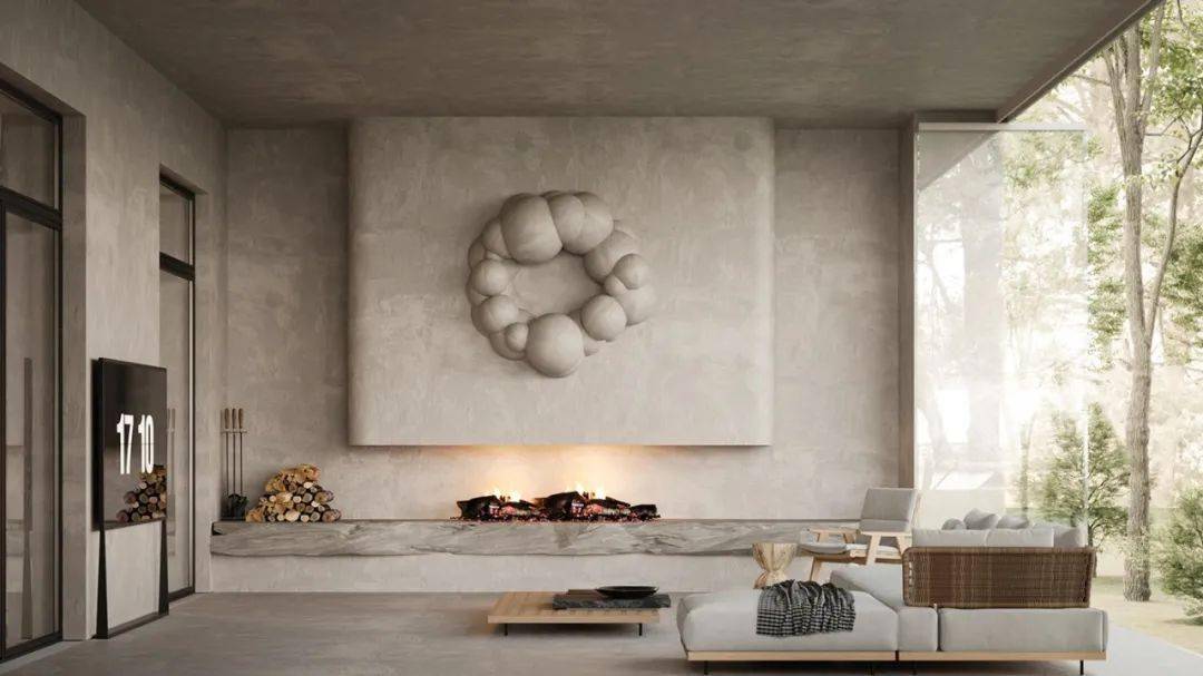 80款侘寂风客厅 | 在空间中找寻自我_的设计_风格_质感