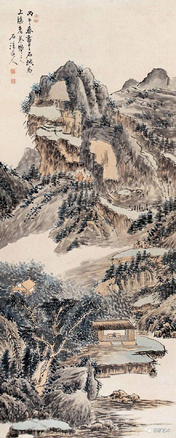 名品视界清石溪山水作品赏