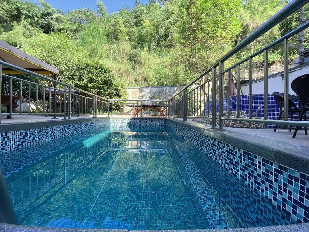 轰趴约起666元抢明月山溪7房温泉别墅温泉ktv麻将烤炉设施齐全